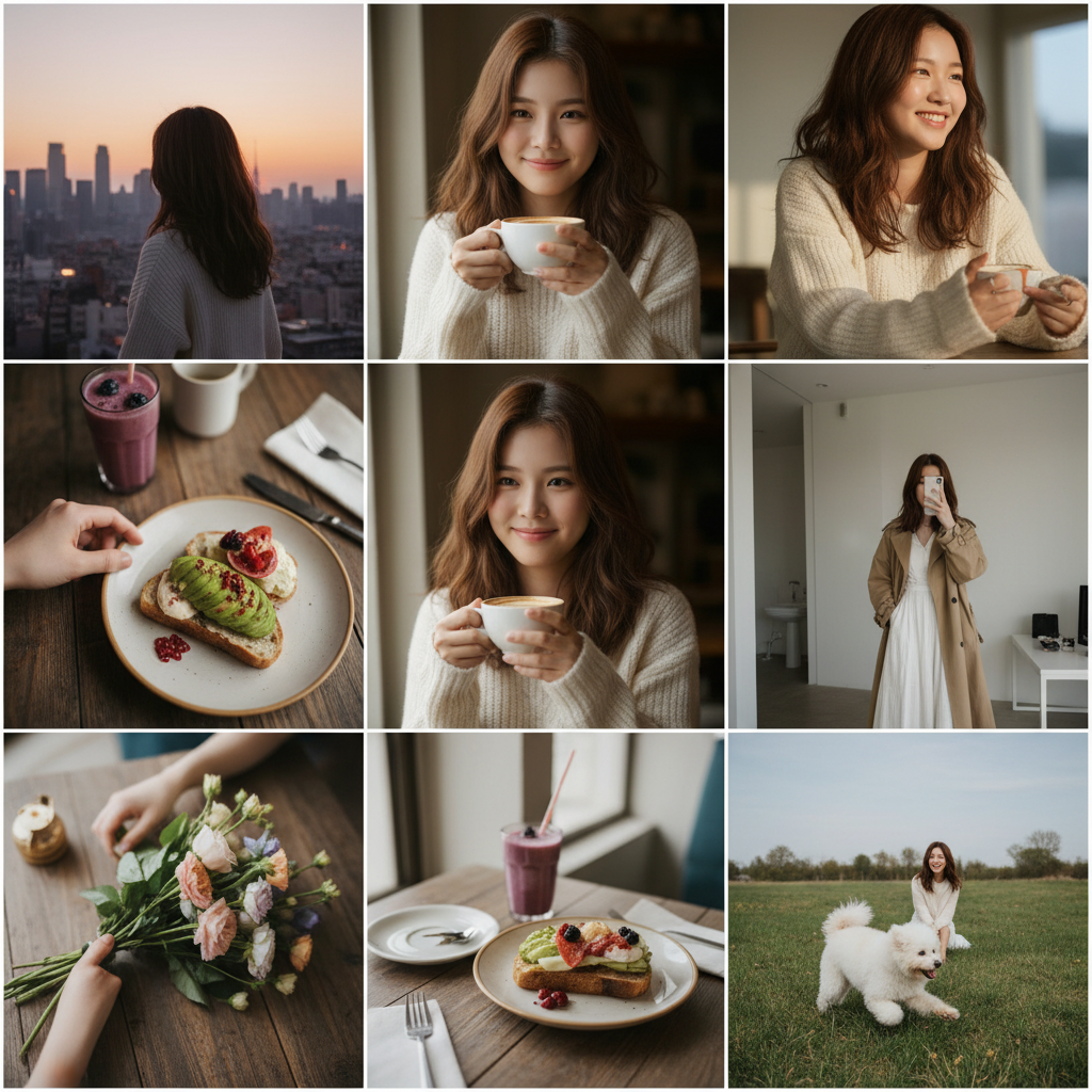 VIVIZ 엄지 인스타그램에서 자주 보게 되는 콘텐츠 흐름